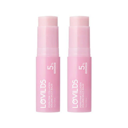 PDRN Pink Collagen Volume Multi Balm | All In One Volufiline, PDRN, NAD Stick for Youthful-Looking