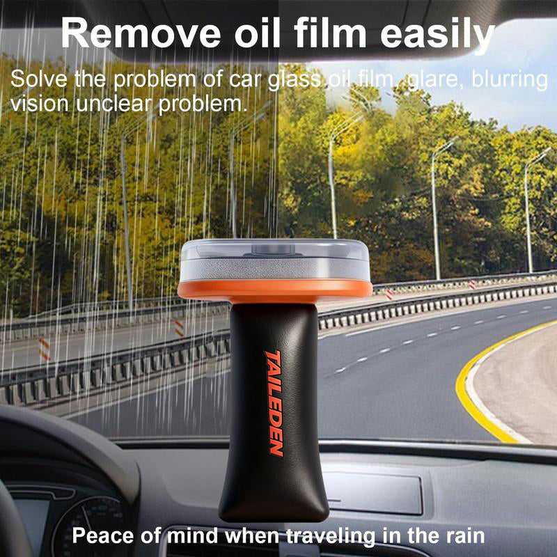 How to use the automotive oil film remover