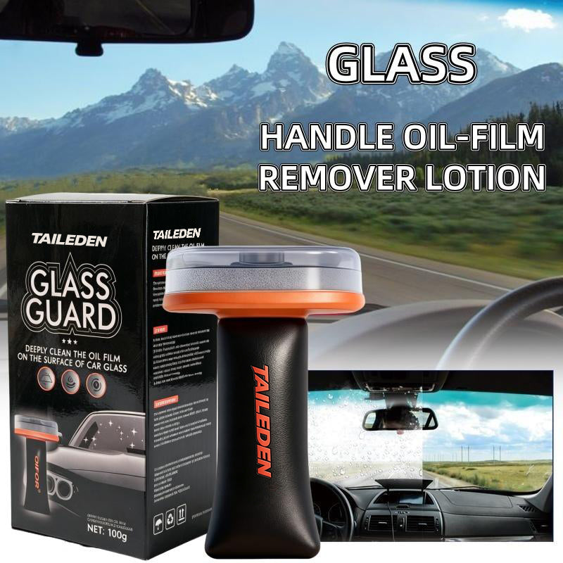 Automotive handheld oil film remover