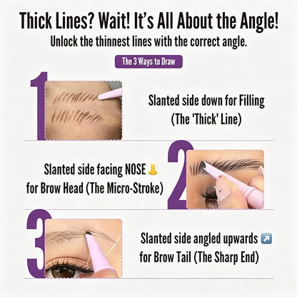 Feather Edge Brow Pencil 3-in-1 Kit (Pencil + Refill + Sanding Sponge)