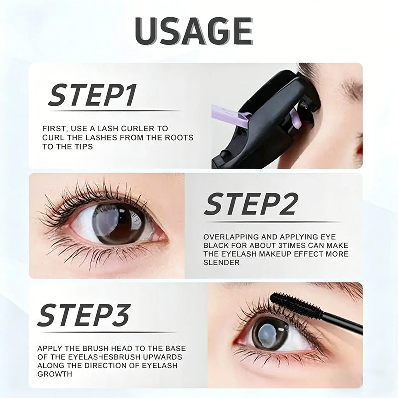 Metal Wand Tubing Mascara Long-wearing tubing formula