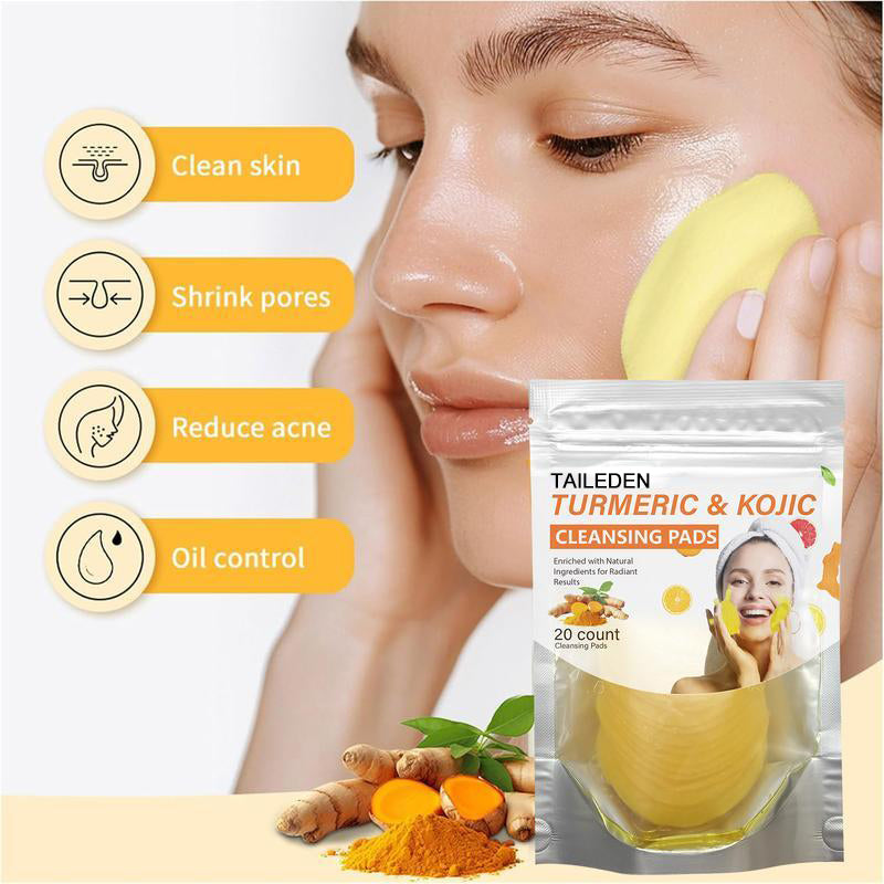 Cleansing pads for clean skin, pore care, blemish-prone skin and oil control