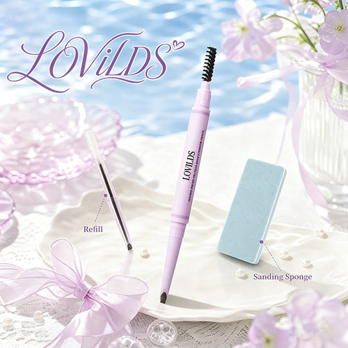Feather Edge Brow Pencil 3-in-1 Kit (Pencil + Refill + Sanding Sponge)