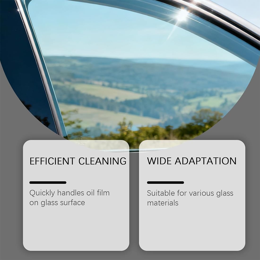 Automotive glass cleaning applications