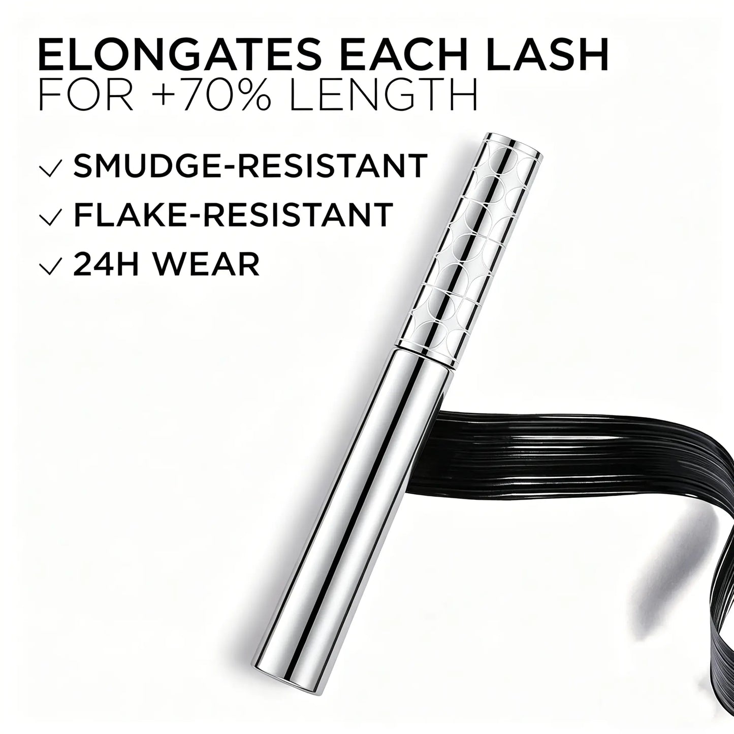 Metal Wand Tubing Mascara Long-wearing tubing formula