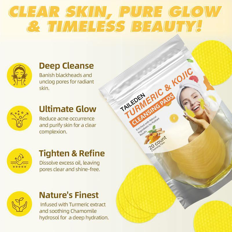Deep cleanse, glow, refine and turmeric skincare benefits