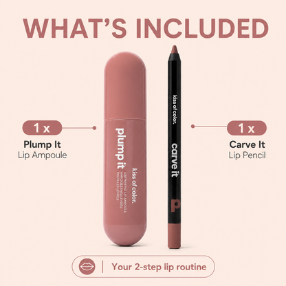 Define & Hydrate Lip Duo – Lip Liner + Gloss Bundle