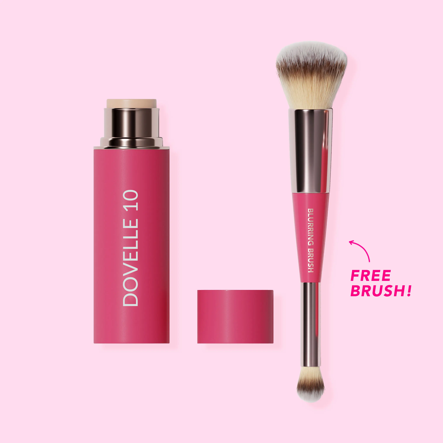 Final 6 hours 70% off:🌸 Peptide Blur Stick Foundation with Brush